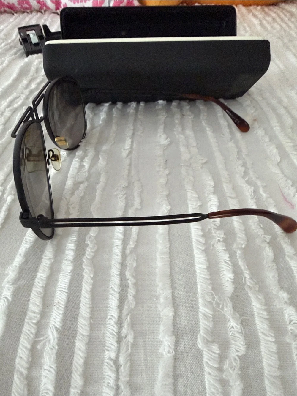 Givenchy Aviator Sunglasses in Black with Dark Gray Lenses